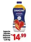 Extra Danone - iogurte líquido sabores oferta