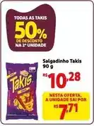 Extra As - salgadinho takis oferta