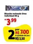 Extra Oreo - biscoito recheado individual oferta