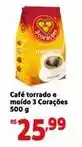 Extra 3 corações - café torrado e moído oferta