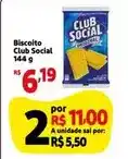 Extra Club social - biscoito 144 g oferta