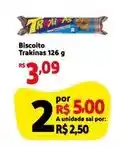 Extra Trakinas - biscoito 126 g oferta