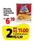 Extra Club social - biscoito recheado oferta