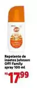 Extra Off - repelente de insetos johnson ! family spray oferta