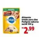 Extra Pedigree - alimento úmido para cães sabores sachê oferta