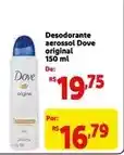 Extra Dove - desodorante aerossol original oferta