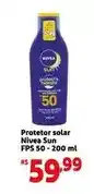 Extra Nivea sun - protetor solar fps 50 oferta