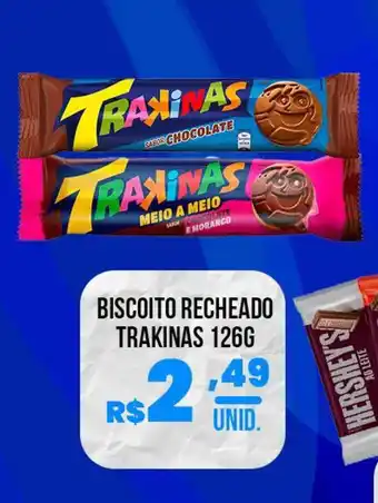 Nevada Supermercados Biscoito recheado trakinas oferta