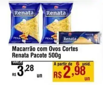 Max Atacadista Macarrão com Ovos Cortes Renata Pacote oferta