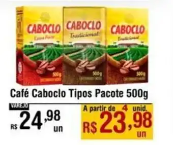 Max Atacadista Café Caboclo Tipos Pacote oferta