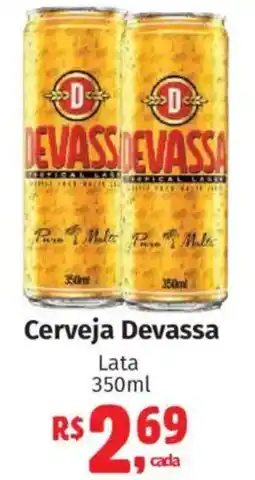 Supermercados Mateus Cerveja Devassa Lata oferta