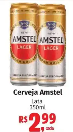 Supermercados Mateus Cerveja Amstel Lata oferta