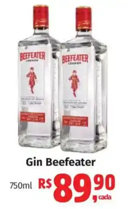 Supermercados Mateus Gin Beefeater oferta