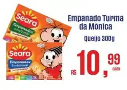 Supermercados Mateus Empanado Turma da Mônica Queijo oferta