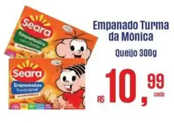 Supermercados Mateus Empanado Turma da Mônica Queijo oferta