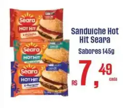 Supermercados Mateus Sanduíche Hot Hit Seara Sabores oferta
