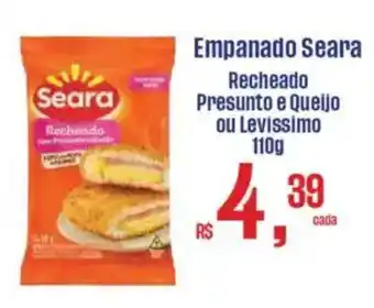 Supermercados Mateus Empanado Seara Recheado Presunto e Queijo ou Levissimo oferta