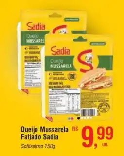 Fort Atacadista Queijo Mussarela Fatiado Sadia Soltissimo oferta