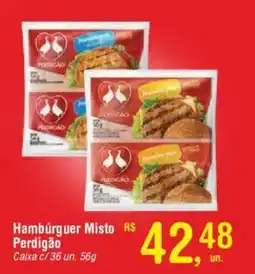 Fort Atacadista Hambúrguer Misto R$ Perdigão Caixa oferta