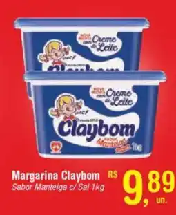 Fort Atacadista Margarina Claybom Sabor Manteiga c/ Sal oferta