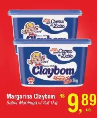 Fort Atacadista Margarina Claybom Sabor Manteiga c/ Sal oferta