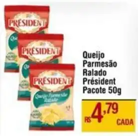 Max Atacadista Queijo Parmesão Ralado President Pacote oferta