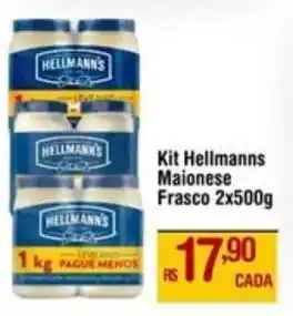 Max Atacadista Kit Hellmanns Maionese Frasco oferta