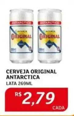 Assaí Atacadista Cerveja original antarctica lata oferta