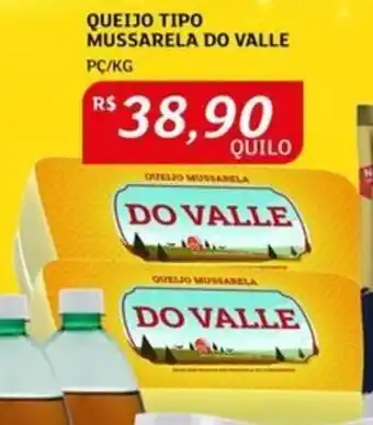 Assaí Atacadista Queijo tipo mussarela do valle oferta