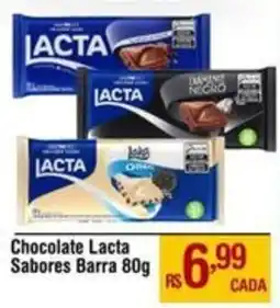 Max Atacadista Chocolate Lacta Sabores Barra oferta