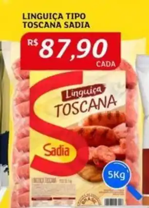 Assaí Atacadista Linguiça tipo toscana sadia oferta