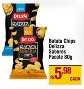 Max Atacadista Batata Chips Delizza Sabores Pacote oferta