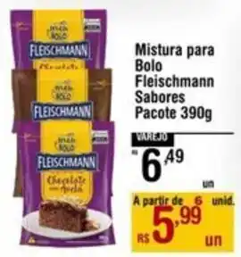 Max Atacadista Mistura para Bolo Fleischmann Sabores Pacote oferta