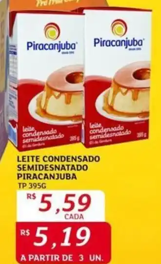 Assaí Atacadista Leite condensado semidesnatado piracanjuba oferta