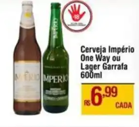 Max Atacadista Cerveja Império One Way ou Lager Garrafa oferta