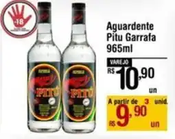 Max Atacadista Aguardente Pitu Garrafa oferta