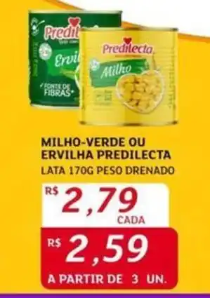 Assaí Atacadista Milho-verde ou ervilha predilecta lata peso drenado oferta