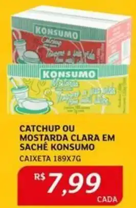 Assaí Atacadista Catchup ou mostarda clara em sache konsumo oferta