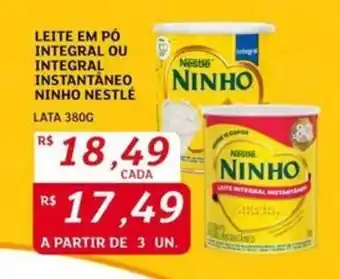 Assaí Atacadista Leite em pó integral ou integral instantâneo ninho nestlé oferta