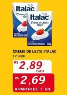 Assaí Atacadista Creme de leite italac oferta