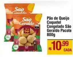 Max Atacadista Pão de Queijo Coquetel Congelado São Geraldo Pacote oferta