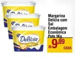 Max Atacadista Margarina Delicia com Sal Embalagem Econômica Pote oferta