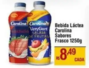 Max Atacadista Bebida Láctea Carolina Sabores Frasco oferta