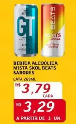 Assaí Atacadista Bebida alcoólica mista skol beats sabores lata oferta