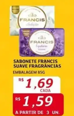 Assaí Atacadista Sabonete francis suave fragrâncias embalagem oferta