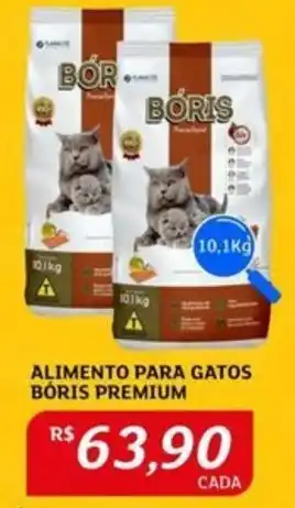 Assaí Atacadista Alimento para gatos boris premium oferta