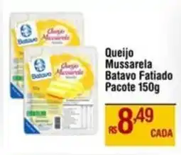 Max Atacadista Queijo Mussarela Batavo Fatiado Pacote oferta