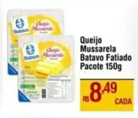 Max Atacadista Queijo Mussarela Batavo Fatiado Pacote oferta