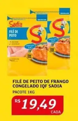 Assaí Atacadista Filé de peito de frango congelado iqf sadia oferta