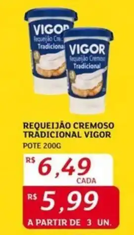 Assaí Atacadista Requeijão cremoso tradicional vigor oferta